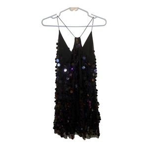 Purple or iridescent cocktail dress